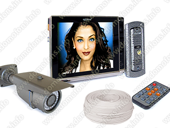 Комплект видеодомофона Eplutus EP-2291 и камеры KDM-6215G